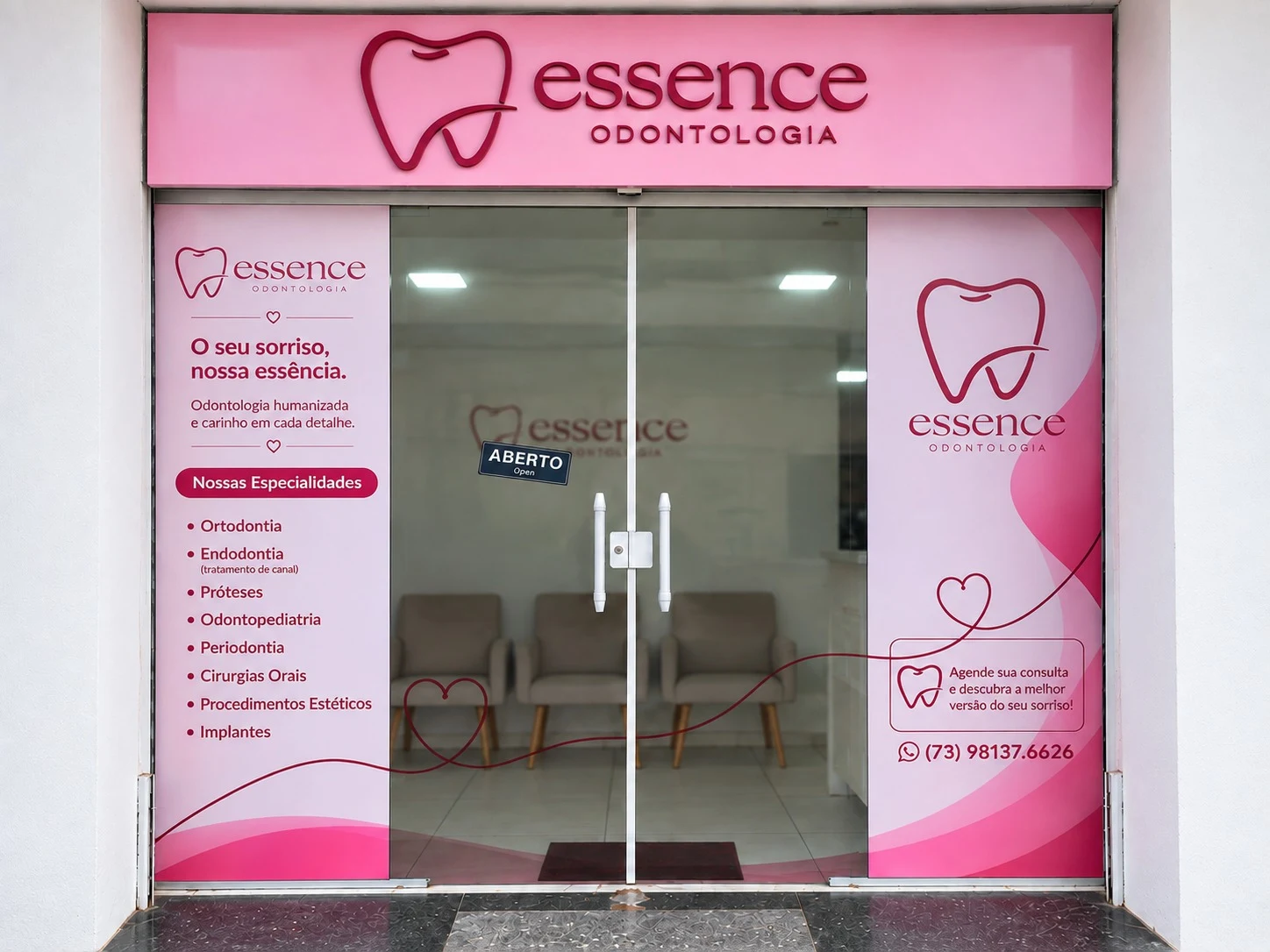 Fachada da Essence Odontologia em Itabuna