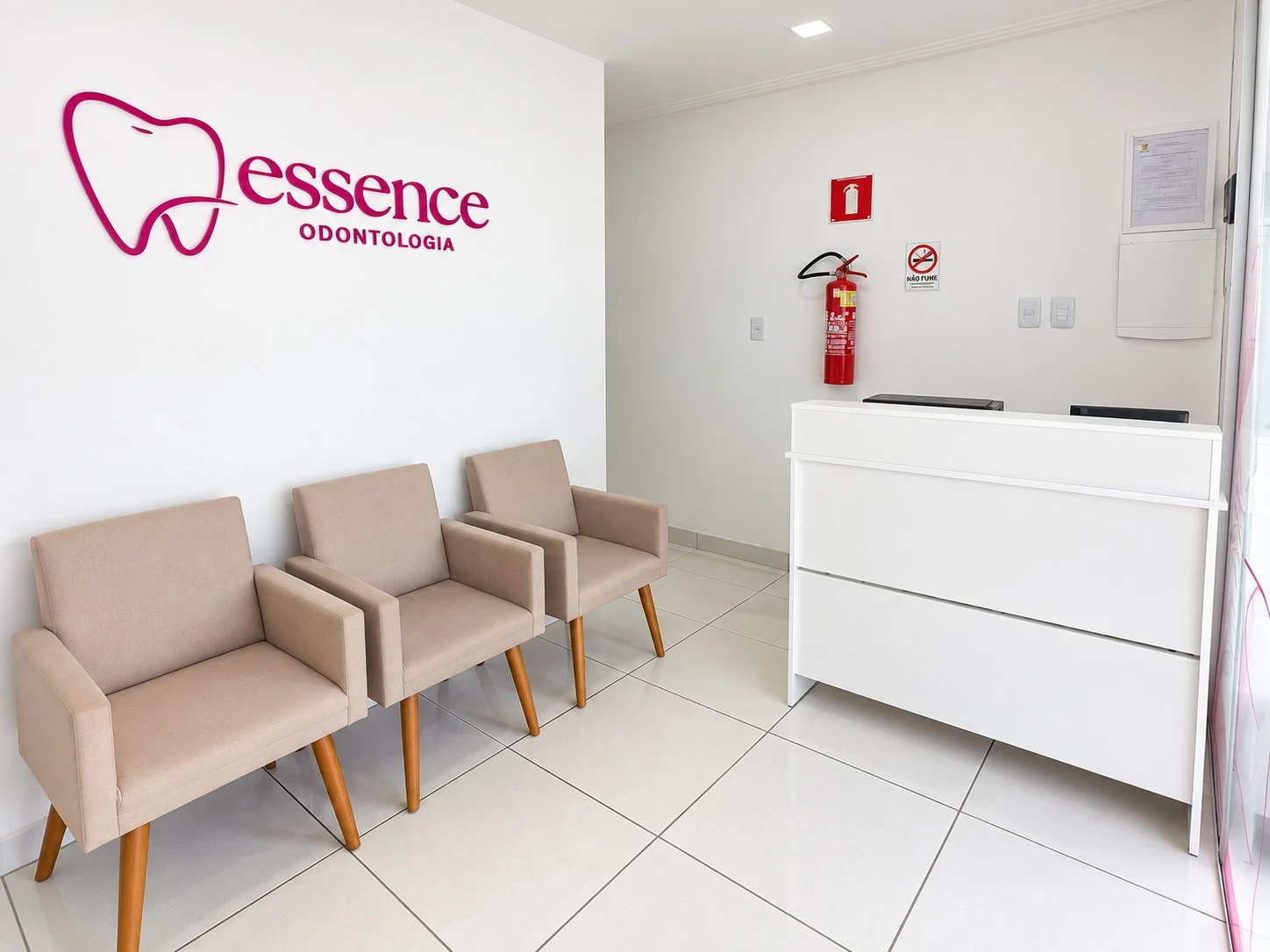 Recepção da Essence Odontologia em Itabuna